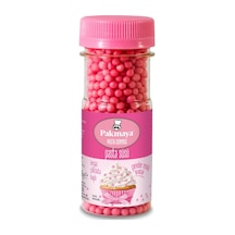 Pakmaya Pasta Süsü Pembe Boncuk Pirinç Patlağı 50 G - 8 Adet Tarı