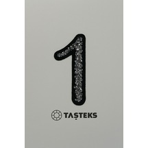 Taşlı Ütülenebilen Veya Sticker Olarak Kullanılabilen 6cm ''1'' Sayısı