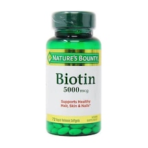 Natures Bounty Biotin 5000mg 72 Tablet