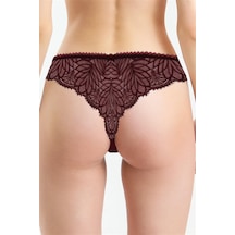 Magic Form 385 Kadın Dantelli Külot-bordo Bordo