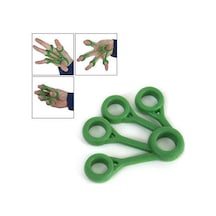 Finger El Egzersiz Lastiği Yeşil Renk Orta