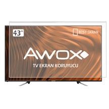 Awox Uyumlu A204300S TV EKRAN KORUYUCU - Awox Uyumlu 43" inç  Ekran Tv Koruma P
