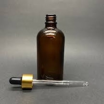 50ml Kahverengi Cam Damlalıklı 12 Adet, Gold Kapak Siyah Emzik, Ecza Şişesi, Damlalıklı Şişe, Propolis Şişesi, Damlatmalı Şişe, Saç Serum Şişesi, Ecza Şişesi