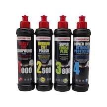 Menzerna 1000- 2500- 3800 Powerlock Kalın Pasta Boya Koruma Seti 250 Ml