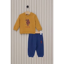 U.S. Polo Assn. Erkek Bebek 2lı Takım - Hardal HARDAL