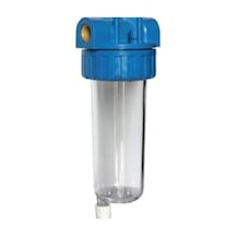 10"-11/4" Alttan Tahliyeli Daire Girişi Su Arıtma 10" Filtre Kabı