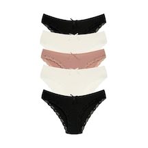 New Lilla 1901 Kaşkorse Dantel Paça Bikini Külot Paketi (555343949)