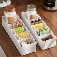 Porsima Org-16-1 Çekmece Içi 2li Düzenleyici Organizer Set Beyaz