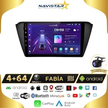 Skoda Fabia 2014-2019 Model 4+64 Gb Android 13 Kablosuz Carplay
