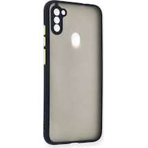 Newface Samsung Uyumlu Galaxy A11 Kılıf Montreal Silikon Kapak - Lacivert Lacivert