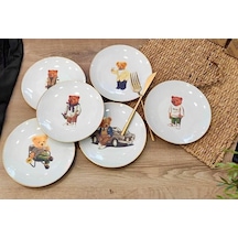 Roy King Bear 6 Lı Pasta Tabak 20 Cm