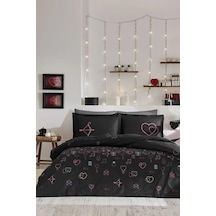 Özdilek Çift Kişilik Ranforce Nevresim Takımı Gleam Love Lavanta