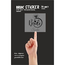 Bride To Be Partisi Etiketi Şeffaf 70 Adet