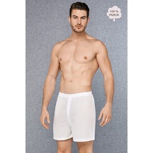 Doreanse Erkek lu Dokuma Kumaş Uzun Bol Paça Boxer 1525 (543079377)