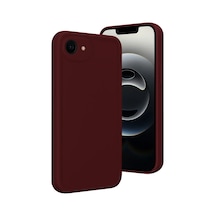 Vaveni İphone 16e Uyumlu Kılıf Viera Silikon - Bordo Arz
