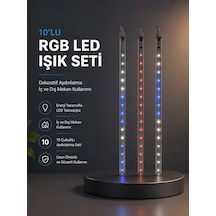 Mey İthalat Kayan Yıldız Efektli Rgb Led Işık Seti İç Ve Dış Mekan Kullanımı