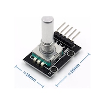 Ky-040 Rotary Encoder Modül 20 Pals Pwm 360 Derece Döner Butonlu Dijital