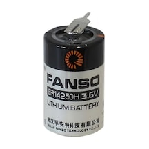 Fanso ER14250H 3.6V 2 Pin 1/2AA Kısa Lityum Pil