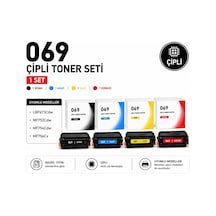 069 Çipli Toner Seti Siyah - Mavi - Sarı - Kırmızı