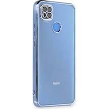 Xiaomi Redmi 9c Kılıf Razer Lensli Silikon - Açık Mavi -