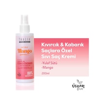 Thalia Yulaf Sütü & Mango Özlü Kıvırcık & Kabarık Saçlara Özel Sıvı Bakım Kremi 200 ML