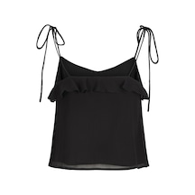 Jack & Jones Kadin V Yaka Kolsuz Üst - Lana - 12294603 Siyah