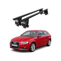 Royal Audi A3 2013-2020 Uyumlu Siyah Kilitli Ara Atkı Port Bagaj Tavan Barı