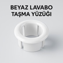 Şık Ve Uyumlu Tasarımıyla Beyaz Lavabo Taşma Yüzüğü Standart Mo Beyaz