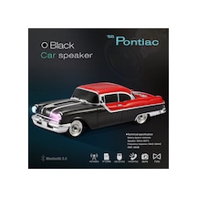 Nostaljik Araba Şarjlı Led Işıklı Kablosuz Hoparlör Bluetooth Speaker Fm Radyo Sd Kart Usb