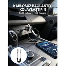 Usb Bluetooth Aux Ses Adaptörü Kablosuz Müzik Aktarım Cihazı