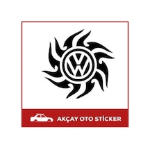 Alevli Volkswagen Sticker Volkswagen Araba Sticker Oto Sticker