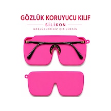 Silikon Gözlük Kılıfı, Asılabilir, Katlanabilir, Çantada Yer Kaplamaz-şeker Pembe - 904898021