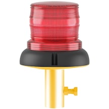 Mesan Ø110 Xenon Çakar Boru Montaj Lamba Kırmızı 220vac Ms 604.1.220vac