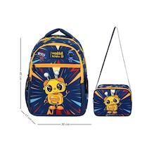 Waddell Robot Desenli İlkokul Çantası Beslenme Çantalı 24309
