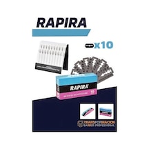 Mey İthalat Rapira Platinum 10 Adet Tıraş Jileti Kantaşı Seti 715919