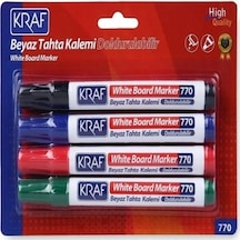 4'lü Doldurulabilir Beyaz Tahta Kalemi Seti 103 Ivory