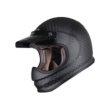 Just1 J-storm Solid Carbon Kapalı Kask Siyah
