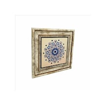 Geometrik Desen Baskılı Taş Tablo 25x25