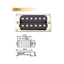 Dr Parts Hpubbkgd Elektro Gitar Manyetiği