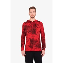 Blackspade 7579 Kapüşonlu Kırmızı Erkek Sweatshirt Kırmızı