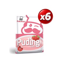 Pakmaya Puding Çilekli 125 Gr X 6 Adet
