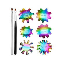 Leezsing Tırnak Kenarı Düzeltici Seti Tırnak Kesme Seti Akrilik Tırnak Jeli Aracı Kolay Fransız Tırnak Kılavuzları Oluşturmak İçin Gülümseme Çizgisi Tırnak Sanatı Manikür Aracı