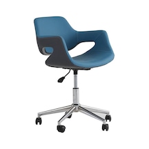 Koltukstilim Seren Mavi Deri Çalışma Koltuğu Diğer