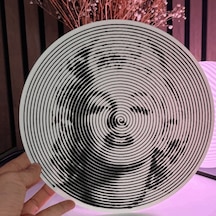 Sinema İkonu Spiral Plak Dekor -  İllüzyon Sanat Eseri, Efsane Yıldız Duvar Ve Masaüstü Süsü, Modern Ev Dekorasyonu Ve Hediye