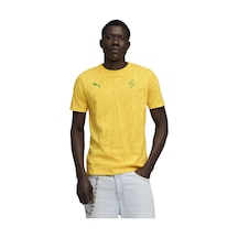 Puma Neymar Jr Passion Aop Erkek Sarı Futbol T-shirt 52895702