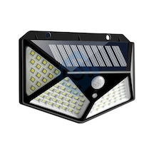 Gaman Solar Led Bahçe Lambası, 100 Led Hareket Sensörlü 13x9x5 Cm, 3 Modlu Güneş Enerjili Solar Lamba, Dış Mekan Diğer