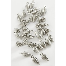 Oval - 441 - Tesbih Püskül Ara Aparatı 50 Gram - Ece-umay - Gümüş Rengi