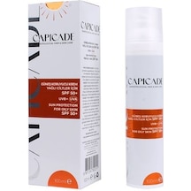Capicade Spf 50+ Gu Neş Koruyucu Krem Yağlı Ciltler İçin 100 Ml