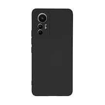 Mi 12 Lite Kılıf Nano İçi Kadife Silikon - Siyah Bz8683140450953
