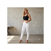 Levi's 721 High Rise Skinny Kadın Jean Pantolon - 0610 Beyaz